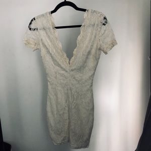 Tobi off white lace dress